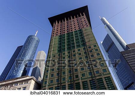 "Japanese Center, left the Main Tower, right next to the Commerzbank building in Frankfurt am Main, Hesse, Germany, Europe" View Large Photo Image Stock Image - "Japanese Center, left the Main Tower, right next to the Commerzbank building in Frankfurt am Main, Hesse, Germany, Europe". Fotosearch