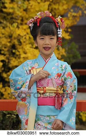 "Japanese girl dressed festively for the Shichi-go-san Festival in Shimogamo Shrine, Kyoto, Kinki region, Japan, Asia" View Large Photo Image Stock Image - "Japanese girl dressed festively for the Shichi-go-san Festival in Shimogamo Shrine, Kyoto, Kinki region, Japan, Asia". Fotosearch