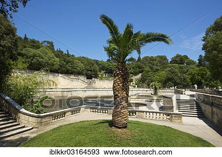 "Jardin de la Fontaine, Nimes, Region Languedoc-Roussillon, France, Europe" View Large Photo Image Stock Image - "Jardin de la Fontaine, Nimes, Region Languedoc-Roussillon, France, Europe". Fotosearch