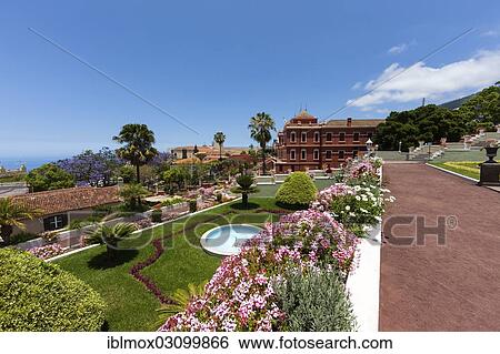 "Jardin del Marquesado de la Quinta Roja gardens, La Orotava, Tenerife, Canary Islands, Spain, Europe" View Large Photo Image Stock Photograph - "Jardin del Marquesado de la Quinta Roja gardens, La Orotava, Tenerife, Canary Islands, Spain, Europe". Fotosearch