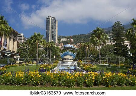 "Jardins de Boulingrins with Anish Kapoor's """"Sky Mirror"""" sculpture, Monte Carlo, Monaco, Monaco, Europe" View Large Photo Image Stock Photo - "Jardins de Boulingrins with Anish Kapoor's """"Sky Mirror"""" sculpture, Monte Carlo, Monaco, Monaco, Europe". Fotosearch