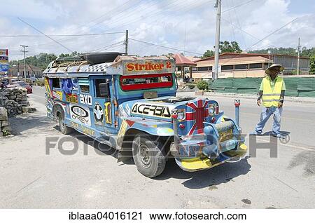 "Jeepney bus, Bohol, Philippines, Asia" View Large Photo Image Stock Image - "Jeepney bus, Bohol, Philippines, Asia". Fotosearch