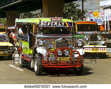 "Jeepney taxi, collective taxi, Beverly, traffic in Manila, Manila, Luzon, Philippines, Asia" View Large Photo Image Stock Photo - "Jeepney taxi, collective taxi, Beverly, traffic in Manila, Manila, Luzon, Philippines, Asia". Fotosearch