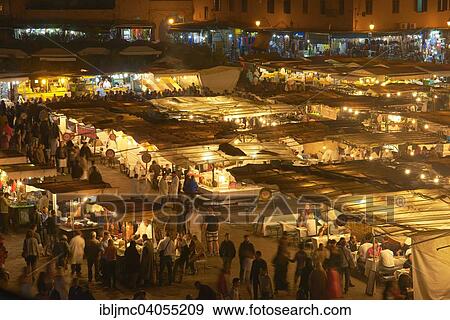 "Jemaa el-Fnaa Square, UNESCO World Heritage Site, at night, Marrakech, Morocco, Africa" View Large Photo Image Stock Photo - "Jemaa el-Fnaa Square, UNESCO World Heritage Site, at night, Marrakech, Morocco, Africa". Fotosearch