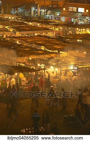 "Jemaa el-Fnaa Square, UNESCO World Heritage Site, at night, Marrakech, Morocco, Africa" View Large Photo Image Stock Photography - "Jemaa el-Fnaa Square, UNESCO World Heritage Site, at night, Marrakech, Morocco, Africa". Fotosearch