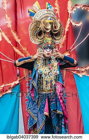 Stock Photo - "Jember Fashion Festival and Carnival, East Java, Indonesia, Asia". Fotosearch