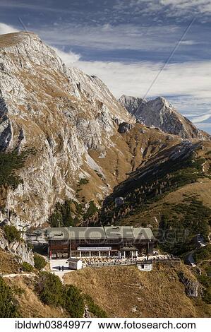 "Jennerbahn mountain inn, Mt Jenner mountain station, Berchtesgaden National Park, Berchtesgaden Alps, Berchtesgadener Land district, Upper Bavaria, Bavaria, Germany, Europe" View Large Photo Image Stock Photo - "Jennerbahn mountain inn, Mt Jenner mountain station, Berchtesgaden National Park, Berchtesgaden Alps, Berchtesgadener Land district, Upper Bavaria, Bavaria, Germany, Europe". Fotosearch