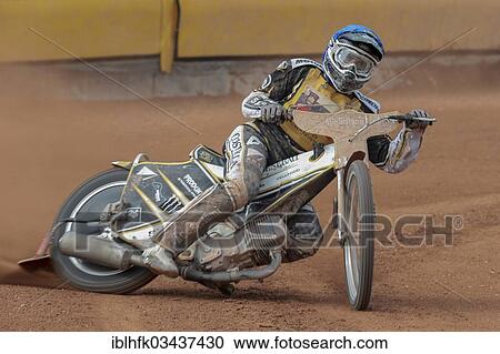 "Jernej Pecnik, No. 12 Slovenia, places 7th in the Austrian speedway championship on April 28, 2013, in the Speedway-Arena """"Tritol"""", Eggendorf, Lower Austria, Austria, Europe" View Large Photo Image Stock Image - "Jernej Pecnik, No. 12 Slovenia, places 7th in the Austrian speedway championship on April 28, 2013, in the Speedway-Arena """"Tritol"""", Eggendorf, Lower Austria, Austria, Europe". Fotosearch
