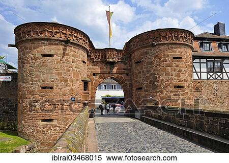 "Jerusalem Gate or Untertor gate on the western moat of the medieval fortifications, Budingen, Hesse, Germany, Europe" View Large Photo Image Stock Photography - "Jerusalem Gate or Untertor gate on the western moat of the medieval fortifications, Budingen, Hesse, Germany, Europe". Fotosearch