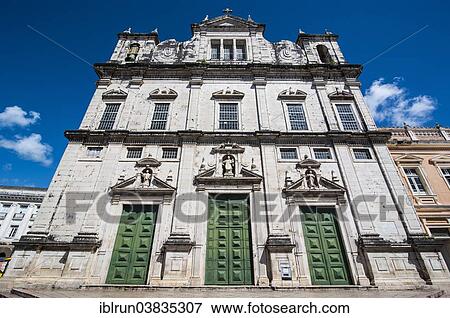 "Jesuit church on 16 do Novembro Square in the Pelourinho, Salvador da Bahia, Brazil, South America" View Large Photo Image Stock Photo - "Jesuit church on 16 do Novembro Square in the Pelourinho, Salvador da Bahia, Brazil, South America". Fotosearch