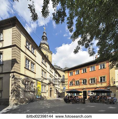 Picture - "Jesuitenstrasse street, Bamberg, Bavaria, Germany, Europe". Fotosearch