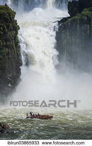 "Jetboat underneath the Iguazu Falls, Iguazu National Park, UNESCO World Heritage Site, Argentina, South America" View Large Photo Image Stock Image - "Jetboat underneath the Iguazu Falls, Iguazu National Park, UNESCO World Heritage Site, Argentina, South America". Fotosearch