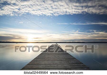 "Jetty, evening mood at Lake Starnberg, near Ambach, Bavaria, Germany, Europe, PublicGround, Europe" View Large Photo Image Picture - "Jetty, evening mood at Lake Starnberg, near Ambach, Bavaria, Germany, Europe, PublicGround, Europe". Fotosearch