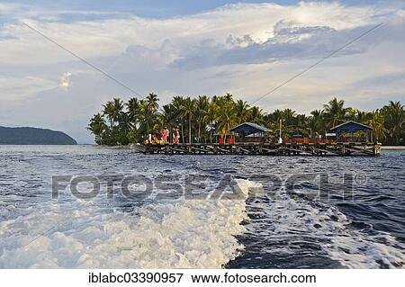 "Jetty on the coast, Arborek, Raja Ampat, West Papua, Indonesia, Asia" View Large Photo Image Stock Photo - "Jetty on the coast, Arborek, Raja Ampat, West Papua, Indonesia, Asia". Fotosearch