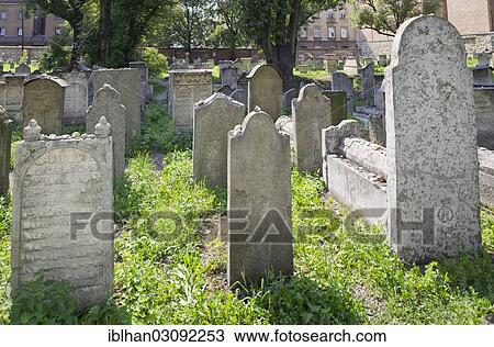 "Jewish cemetery of Remuh Synagogue, Krakau, Woiwodschaft Kleinpolen, Poland, Europe" View Large Photo Image Stock Image - "Jewish cemetery of Remuh Synagogue, Krakau, Woiwodschaft Kleinpolen, Poland, Europe". Fotosearch