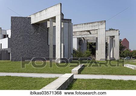 Stock Photo - "Jewish Community Center, Innenhafen, Duisburg, Ruhr district, North Rhine-Westphalia, Germany, Europe". Fotosearch