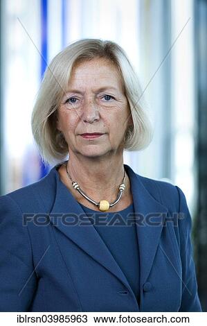 Stock Image - "Johanna Wanka, Federal Minister for Education and Research, Berlin, Germany, Europe". Fotosearch