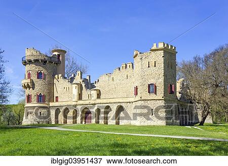 Stock Photo - "John's Castle or Januv Hrad, near Lednice, Breclav district, Jihomoravsky region, Czech Republic, Europe". Fotosearch