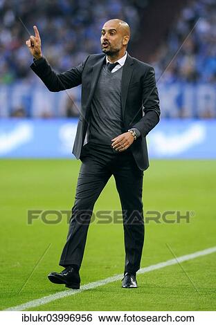 Stock Photograph - "Josep Pep Guardiola, FCB, FC Schalke 04 - Bayern Munich 1: 1, Gelsenkirchen, North Rhine-Westphalia, Germany, Europe". Fotosearch