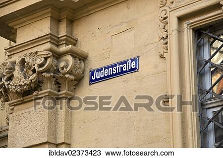 "Judenstrasse, street sign, historic centre, Bamberg, Franconia, Bavaria, Germany, Europe" View Large Photo Image Stock Image - "Judenstrasse, street sign, historic centre, Bamberg, Franconia, Bavaria, Germany, Europe". Fotosearch
