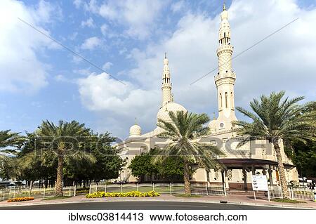 "Jumeirah Mosque in Dubai City, Dubai, United Arab Emirates, Asia" View Large Photo Image Stock Image - "Jumeirah Mosque in Dubai City, Dubai, United Arab Emirates, Asia". Fotosearch