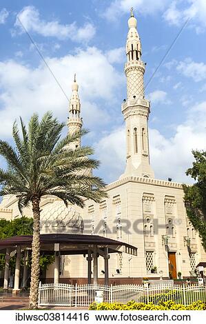 "Jumeirah Mosque in Dubai City, Dubai, United Arab Emirates, Asia" View Large Photo Image Stock Photograph - "Jumeirah Mosque in Dubai City, Dubai, United Arab Emirates, Asia". Fotosearch