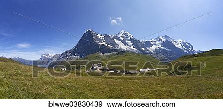 "Jungfrau Massif, Eiger, Monch and Jungfrau mountains, Kleine Scheidegg mountain pass, Grindelwald, Bernese Oberland, Canton of Bern, Switzerland, Europe" View Large Photo Image Stock Photo - "Jungfrau Massif, Eiger, Monch and Jungfrau mountains, Kleine Scheidegg mountain pass, Grindelwald, Bernese Oberland, Canton of Bern, Switzerland, Europe". Fotosearch