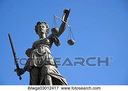 "Justice with scales, Justitia Fountain, Fountain of Justice on the Romerberg, Frankfurt am Main, Hesse, Germany, Europe" View Large Photo Image Stock Photo - "Justice with scales, Justitia Fountain, Fountain of Justice on the Romerberg, Frankfurt am Main, Hesse, Germany, Europe". Fotosearch