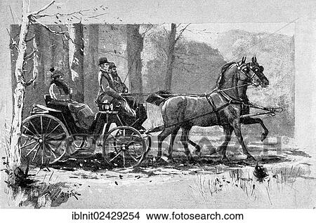 "Kaiser Wilhelm II in a horse-drawn hunting carriage, Modern Art in Master Woodcuts, yearbook from 1900" View Large Photo Image Picture - "Kaiser Wilhelm II in a horse-drawn hunting carriage, Modern Art in Master Woodcuts, yearbook from 1900". Fotosearch