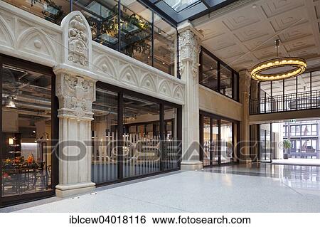 "Kaisergalerie mall, high-end shops, atrium with terrazzo floor, design ring light on renovated coffered ceiling and 7. 50 meter high sandstone pillars with carved crowns and ornaments, Hamburg, Germany, Europe" View Large Photo Image Stock Photograph - "Kaisergalerie mall, high-end shops, atrium with terrazzo floor, design ring light on renovated coffered ceiling and 7. 50 meter high sandstone pillars with carved crowns and ornaments, Hamburg, Germany, Europe". Fotosearch