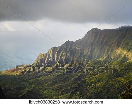 "Kalalau Valley, Koke'e State Park, Kaua'i, Hawaii, USA" View Large Photo Image Stock Photo - "Kalalau Valley, Koke'e State Park, Kaua'i, Hawaii, USA". Fotosearch