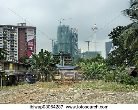 Stock Photo - "Kampung Baru district, Kampung Baru, Kuala Lumpur, Malaysia, Asia". Fotosearch