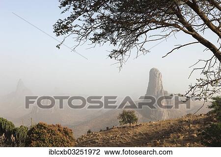 "Kapsiki Peak in the morning mist, Mandara Mountains, Rhumsiki, Far North, Cameroon, Africa" View Large Photo Image Stock Image - "Kapsiki Peak in the morning mist, Mandara Mountains, Rhumsiki, Far North, Cameroon, Africa". Fotosearch