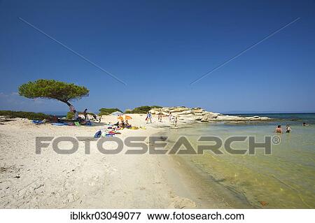 Stock Photo - "Karidi Beach, Vouvourou, Sithonia, Chalkidiki, Greece, Europe". Fotosearch