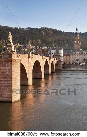 "Karl-Theodor-Bridge with City Gate and the Church of the Holy Spirit, Heidelberg, Baden-Wurttemberg, Germany, Europe" View Large Photo Image Stock Photography - "Karl-Theodor-Bridge with City Gate and the Church of the Holy Spirit, Heidelberg, Baden-Wurttemberg, Germany, Europe". Fotosearch