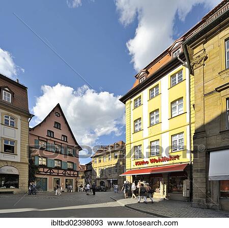 "Karolinenstrasse street, Bamberg, Bavaria, Germany, Europe" View Large Photo Image Stock Image - "Karolinenstrasse street, Bamberg, Bavaria, Germany, Europe". Fotosearch