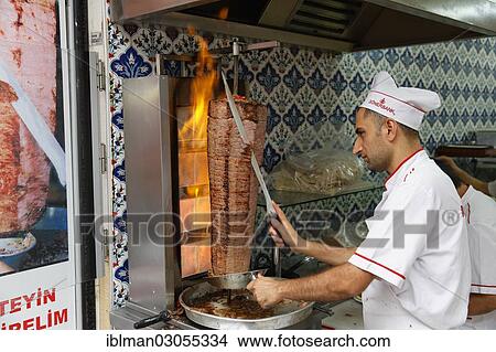 "Kebab stand, bazaar district, Eminonu, Istanbul, European side, Istanbul Province, Turkey, European side, Europe" View Large Photo Image Picture - "Kebab stand, bazaar district, Eminonu, Istanbul, European side, Istanbul Province, Turkey, European side, Europe". Fotosearch