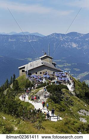 "Kehlsteinhaus or Eagle's Nest, Kehlstein Mountain, Berchtesgaden, Berchtesgadener Land, Upper Bavaria, Bavaria, Germany, Europe" View Large Photo Image Stock Image - "Kehlsteinhaus or Eagle's Nest, Kehlstein Mountain, Berchtesgaden, Berchtesgadener Land, Upper Bavaria, Bavaria, Germany, Europe". Fotosearch