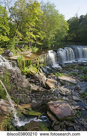 Stock Image - "Keila Waterfall, Keila-Joa, Harju County, Estonia, Baltic States, Europe". Fotosearch