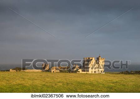 "Keiss House on the North Sea coast, built around 1755, with the ruins of Keiss Castle from the 16th century on the left, County of Caithness, Scotland, United Kingdom, Europe" View Large Photo Image Stock Photograph - "Keiss House on the North Sea coast, built around 1755, with the ruins of Keiss Castle from the 16th century on the left, County of Caithness, Scotland, United Kingdom, Europe". Fotosearch