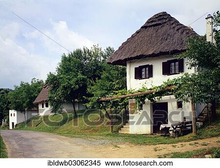 Stock Photography - "Kellerviertel, Cellars District, Heiligenbrunn, Burgenland, Austria, Europe". Fotosearch