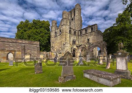 Stock Photography - "Kelso Abbey, Kelso, Scottish Borders, Scotland, United Kingdom, Europe". Fotosearch