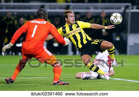"Kenneth Vermeer, Ajax, Mario Goetze, BVB, Niklas Moisander, Ajax, UEFA Champions League, Borussia Dortmund - Ajax Amsterdam 1: 0, Signal Iduna Park, Dortmund, North Rhine-Westphalia, Germany, Europe" View Large Photo Image Stock Image - "Kenneth Vermeer, Ajax, Mario Goetze, BVB, Niklas Moisander, Ajax, UEFA Champions League, Borussia Dortmund - Ajax Amsterdam 1: 0, Signal Iduna Park, Dortmund, North Rhine-Westphalia, Germany, Europe". Fotosearch