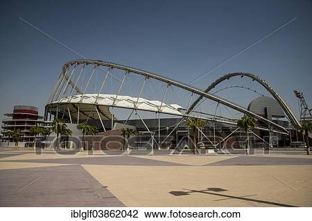 "Khalifa International Stadium, Aspire Zone, Sports Park, Doha, Qatar, United Arab Emirates, Asia" View Large Photo Image Stock Image - "Khalifa International Stadium, Aspire Zone, Sports Park, Doha, Qatar, United Arab Emirates, Asia". Fotosearch