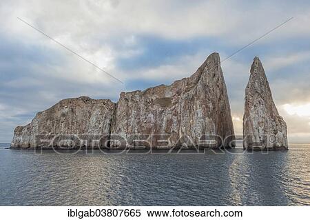 "Kicker Rock or Roca Leon Dormido, San Cristobal Island, Galapagos Islands, Ecuador, South America" View Large Photo Image Stock Photography - "Kicker Rock or Roca Leon Dormido, San Cristobal Island, Galapagos Islands, Ecuador, South America". Fotosearch