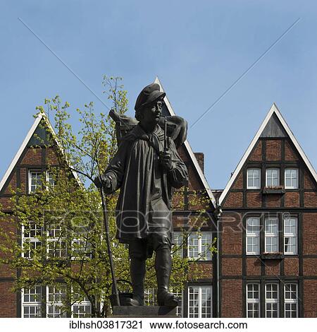 "Kiepenkerl, monument to traveling merchants from the Munsterland area on the Spiekerhof, landmark of Munster, North Rhine-Westphalia, Germany, Europe" View Large Photo Image Stock Image - "Kiepenkerl, monument to traveling merchants from the Munsterland area on the Spiekerhof, landmark of Munster, North Rhine-Westphalia, Germany, Europe". Fotosearch
