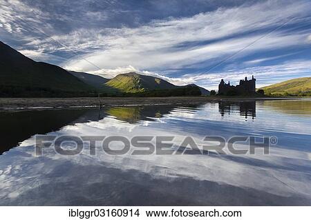 Picture - "Kilchurn Castle, Loch Awe, Argyll and Bute, Scotland, United Kingdom, Europe". Fotosearch