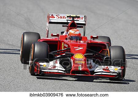 "Kimi Raikkonen in a Ferrari F14 T, Formula 1, 2014 season, Grand Prix of Spain, Circuit de Barcelona-Catalunya, Montmelo, Spain, Europe" View Large Photo Image Stock Photograph - "Kimi Raikkonen in a Ferrari F14 T, Formula 1, 2014 season, Grand Prix of Spain, Circuit de Barcelona-Catalunya, Montmelo, Spain, Europe". Fotosearch