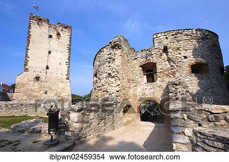 "Kinizsi castle, Nagyvazsony, Hungary, Europe" View Large Photo Image Picture - "Kinizsi castle, Nagyvazsony, Hungary, Europe". Fotosearch