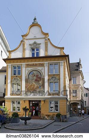 "Kinz wine tavern, historic centre of Bregenz, Vorarlberg, Austria, Europe" View Large Photo Image Picture - "Kinz wine tavern, historic centre of Bregenz, Vorarlberg, Austria, Europe". Fotosearch
